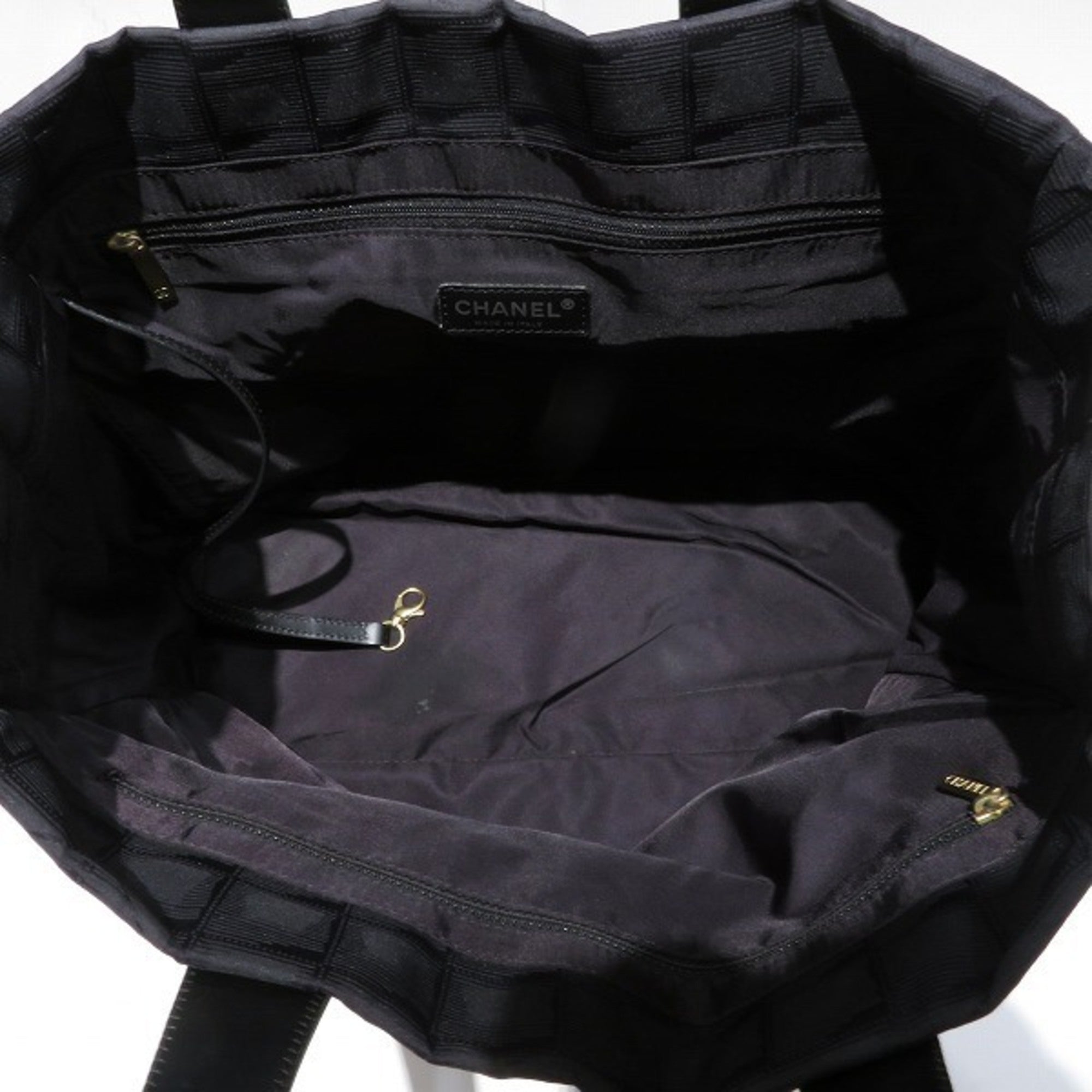 CHANEL travel line tote MM A15991 bag ladies