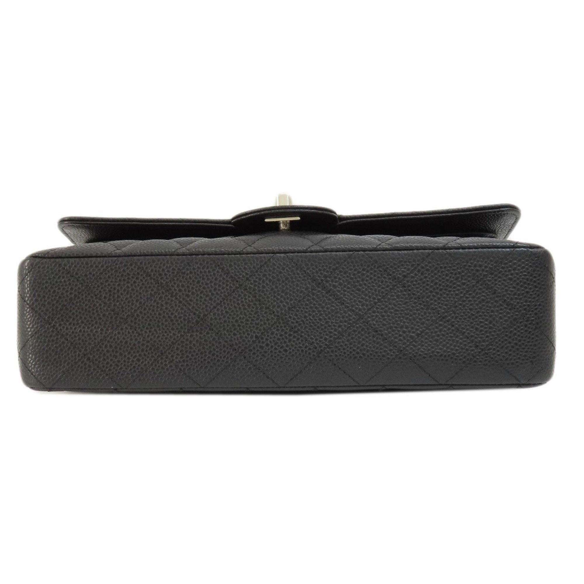 CHANEL Chain Shoulder Matelasse Bag Caviar Skin Women's
