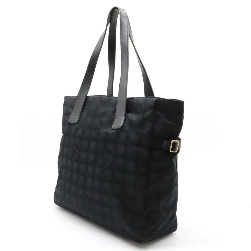CHANEL NEW Line New Tote GM Bag Shoulder Nylon Leather Black A15825