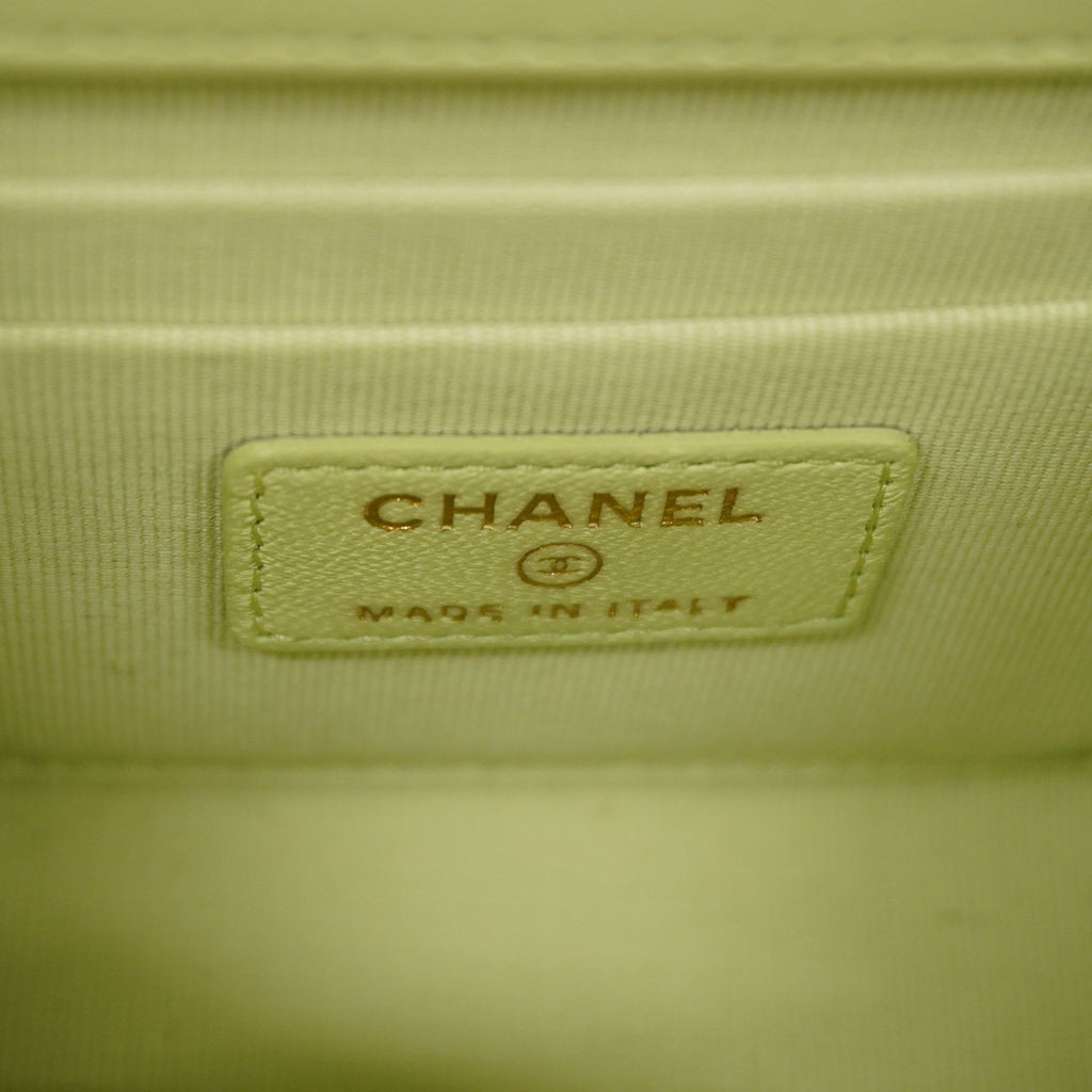 CHANEL  Matelasse Chain Shoulder Lambskin Women's Leather Shoulder Bag