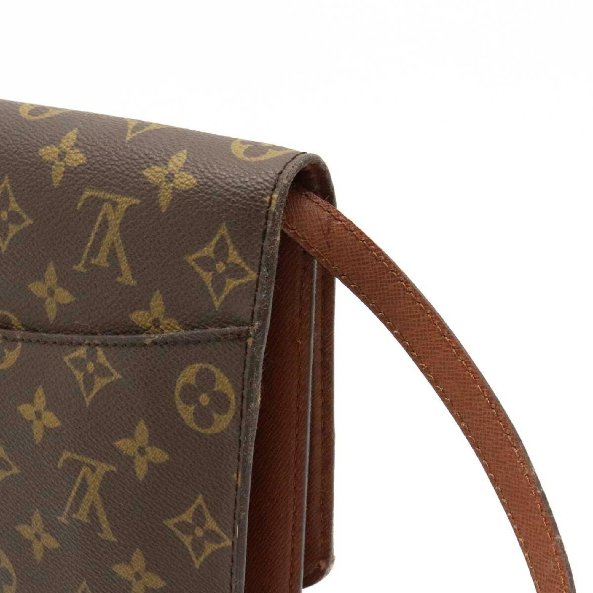 Louis Vuitton Monogram Bordeaux Shoulder Bag Clutch Second M51797