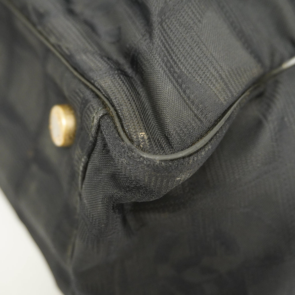 CHANELAuth  New Travel Line Tote Bag Women's Nylon Tote Bag Black