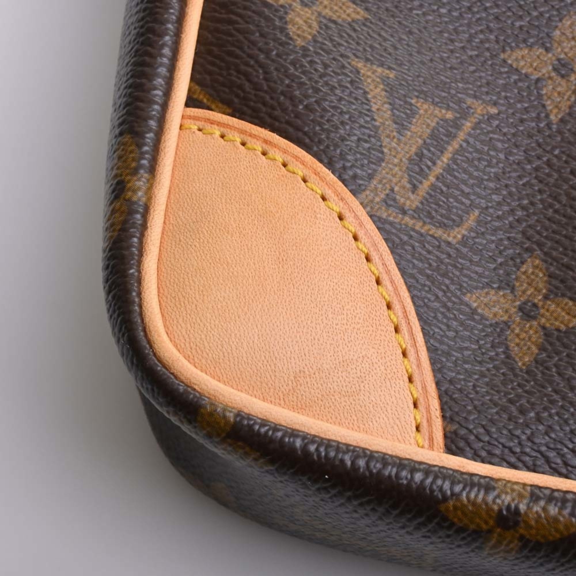 LOUIS VUITTON Monogram Danube Shoulder Bag M45266 Brown Women's