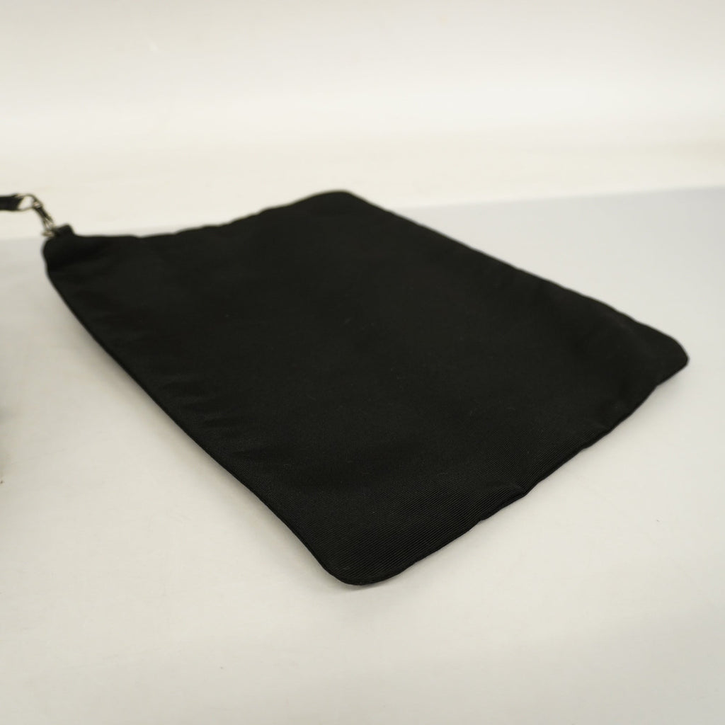 CHANELAuth  Bubble Quilt Chain Shoulder Women's Leather Shoulder Bag Black