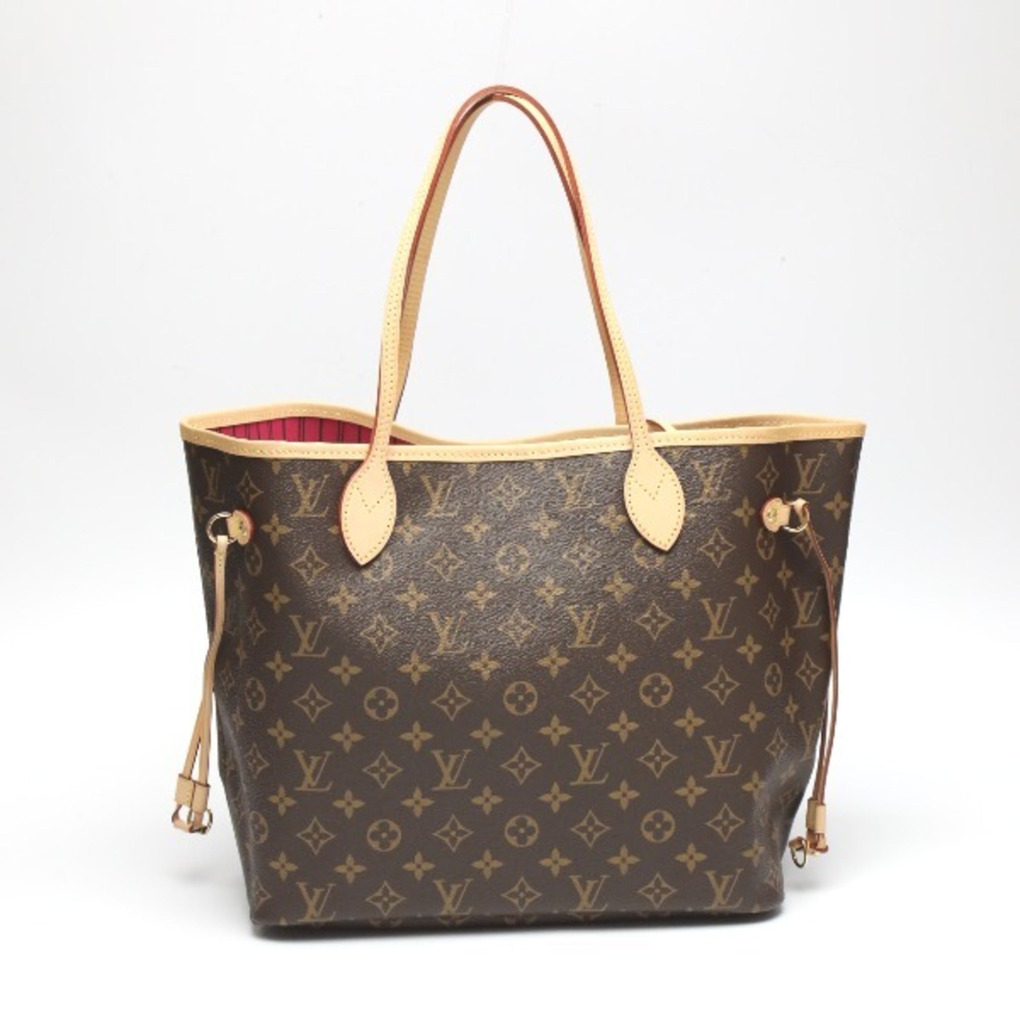 LOUIS VUITTON Neverfull MM Monogram M41178  Pivoine Tote Bag LV