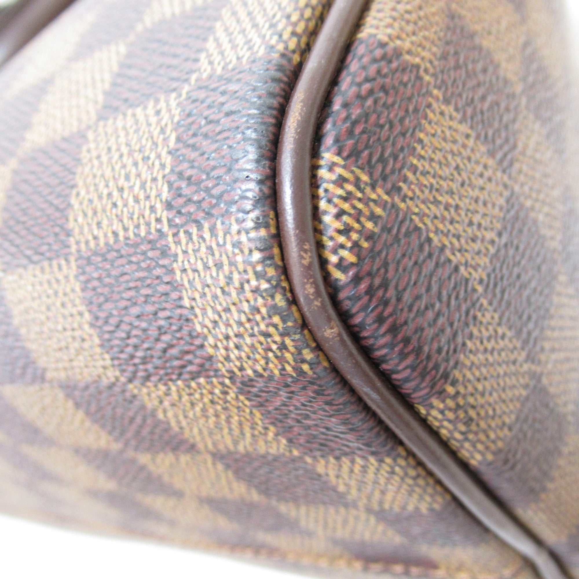 LOUIS VUITTON Nolita 24 are handbag Brown Ebene Damier PVC coated canvas N41454