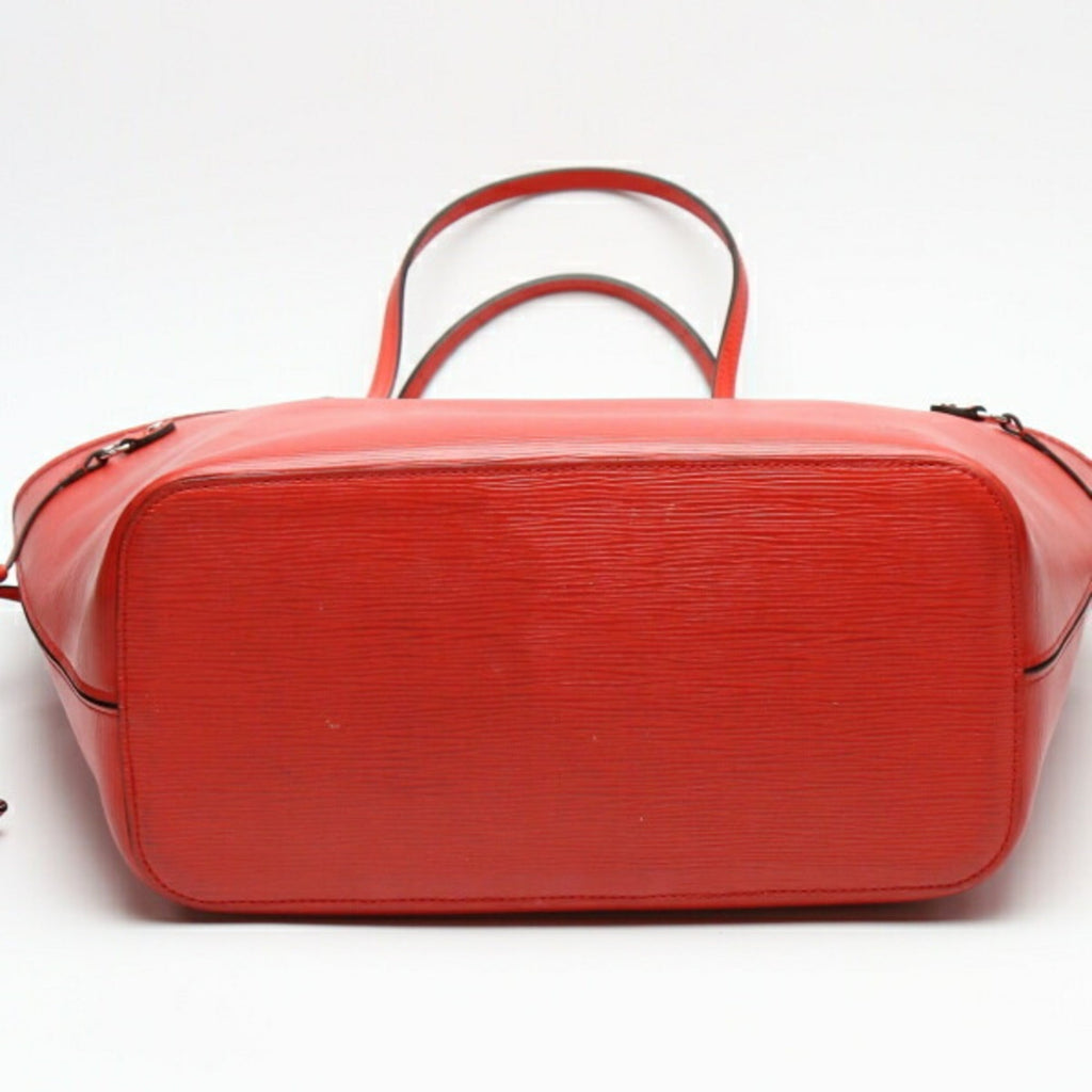 LOUIS VUITTON Neverfull MM Epi Grenard with Pouch M41318  Red Tote Bag LV