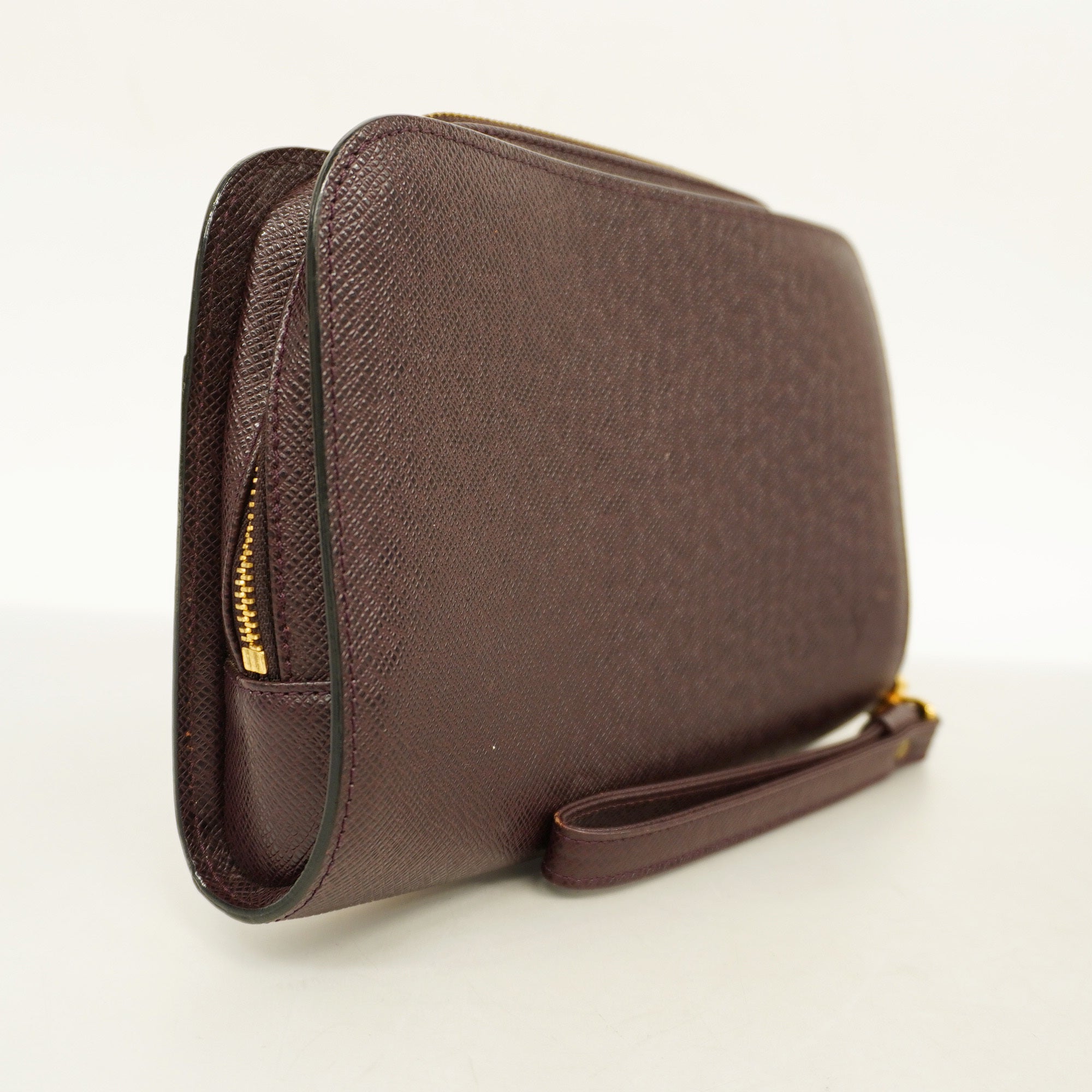 LOUIS VUITTONAuth  Taiga Baikal M30186 Men's Clutch Bag Acajou