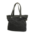 CHANELAuth  New Travel Line Tote Bag Women's Nylon Tote Bag Black