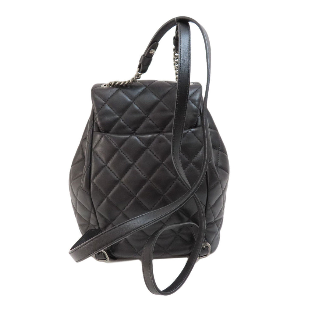 CHANEL Matelasse Coco Mark Backpack/Daypack Lambskin Women's