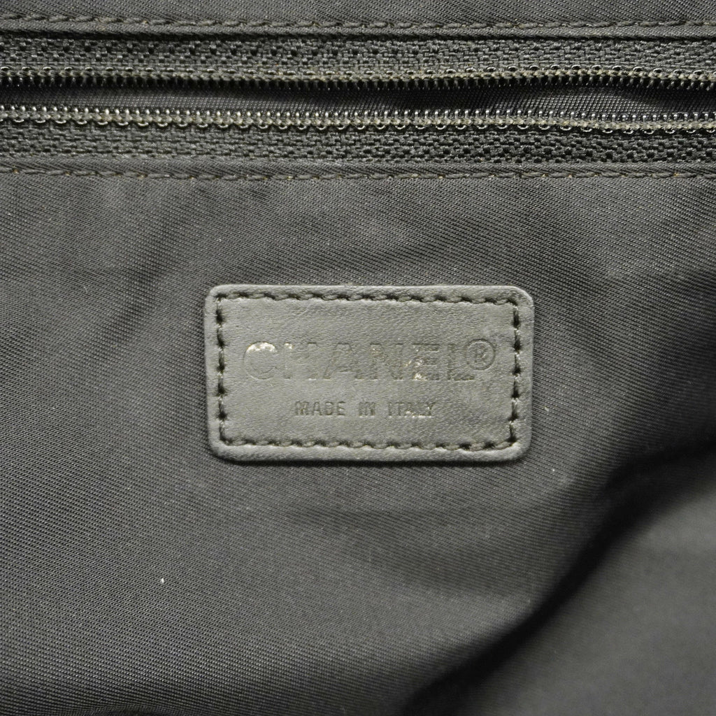 CHANELAuth  New Travel Line Women's Nylon Tote Bag Black