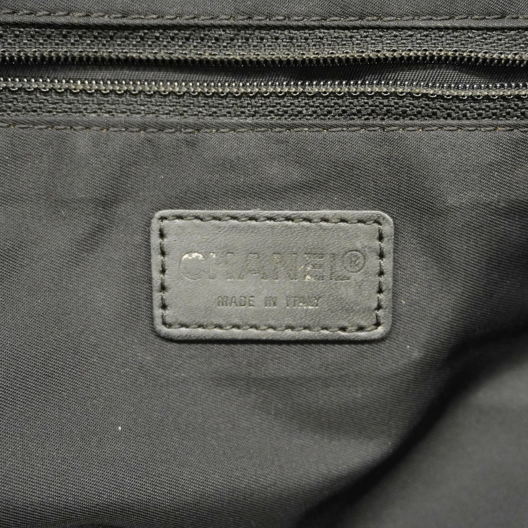 CHANELAuth  New Travel Line Women's Nylon Tote Bag Black