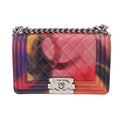CHANEL Boy  Chain Shoulder Marble Ladies Lambskin Bag
