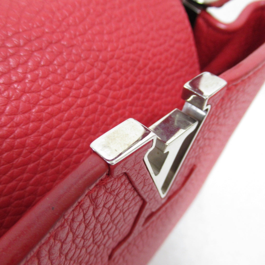 LOUIS VUITTON CapucineBB 2wayShoulder Bag Red Rubis Taurillon Clemence Leather leather M94754