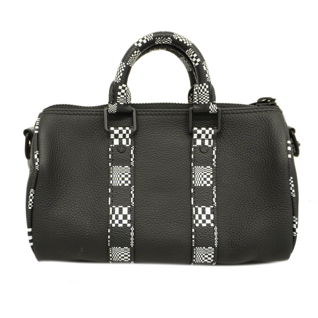 LOUIS VUITTONAuth  Damie Distorted City Keepall XS M80202 Men's Handbag