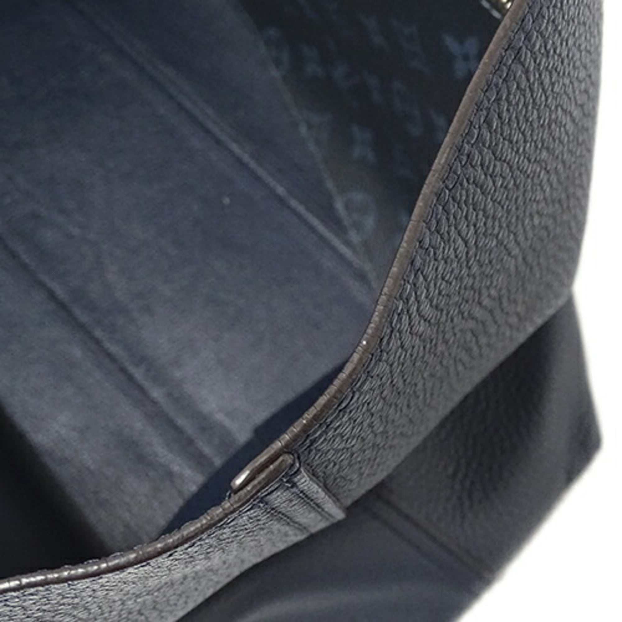 LOUIS VUITTON Bag Men's Tote Hippo Voyage NV Taurillon Leather Navy M53240