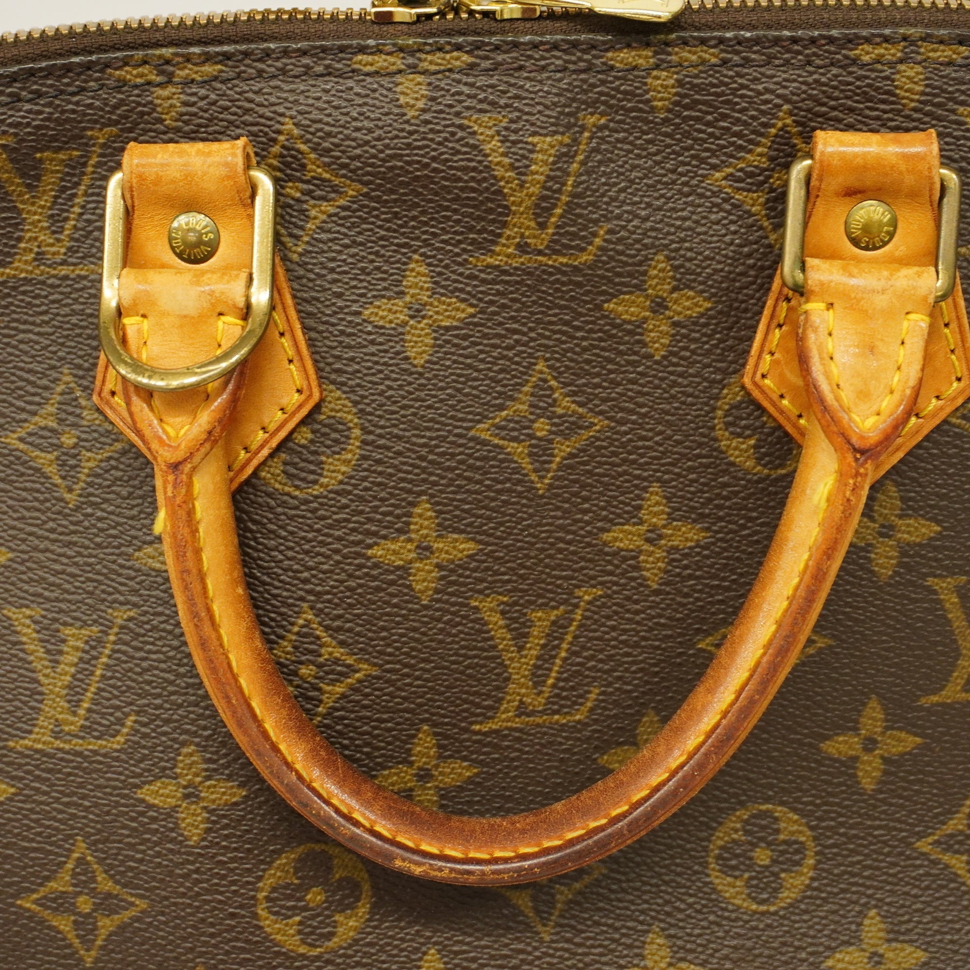 LOUIS VUITTON Auth  Monogram Alma M51130 Women's Handbag