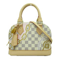 LOUIS VUITTON Nautical Alma BB Shoulder Bag Beige Damier Azur PVC coated canvas N40472