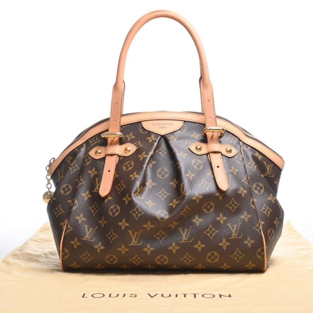 LOUIS VUITTON Monogram Tivoli GM Handbag M40144 Brown Women's