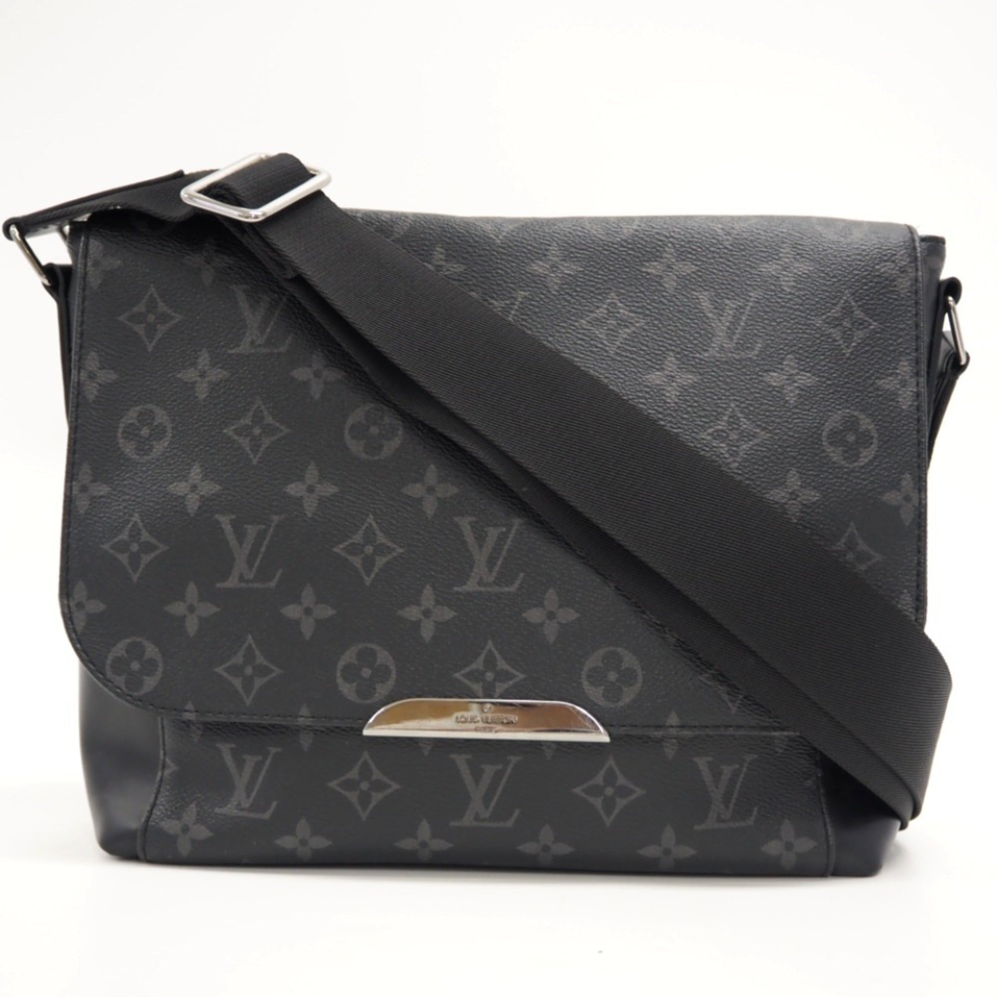 LOUIS VUITTON M40565 Messenger Explorer PM Monogram Eclipse Shoulder Bag Black Men's