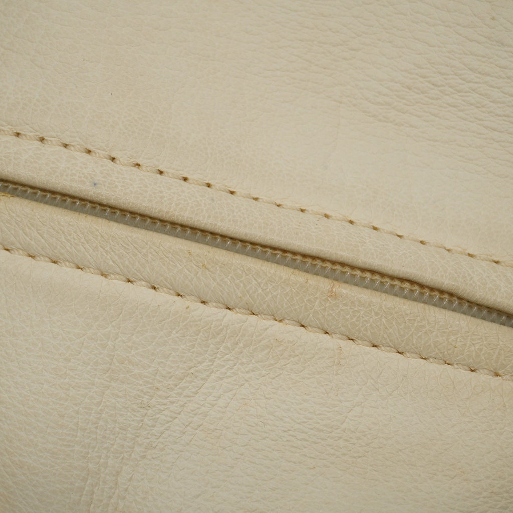 CHANEL  Wild Stitch Handbag Women's Leather Handbag Ivory