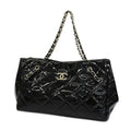 CHANELAuth  Matelasse Chain Shoulder Bag Women's Patent Leather Black