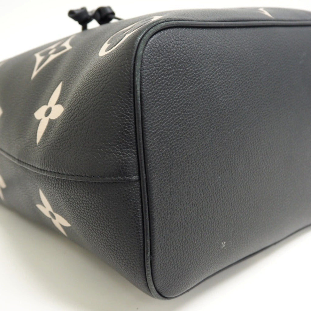 LOUIS VUITTON M45497 Neonoe MM Monogram Empreinte Shoulder Bag Black Ladies