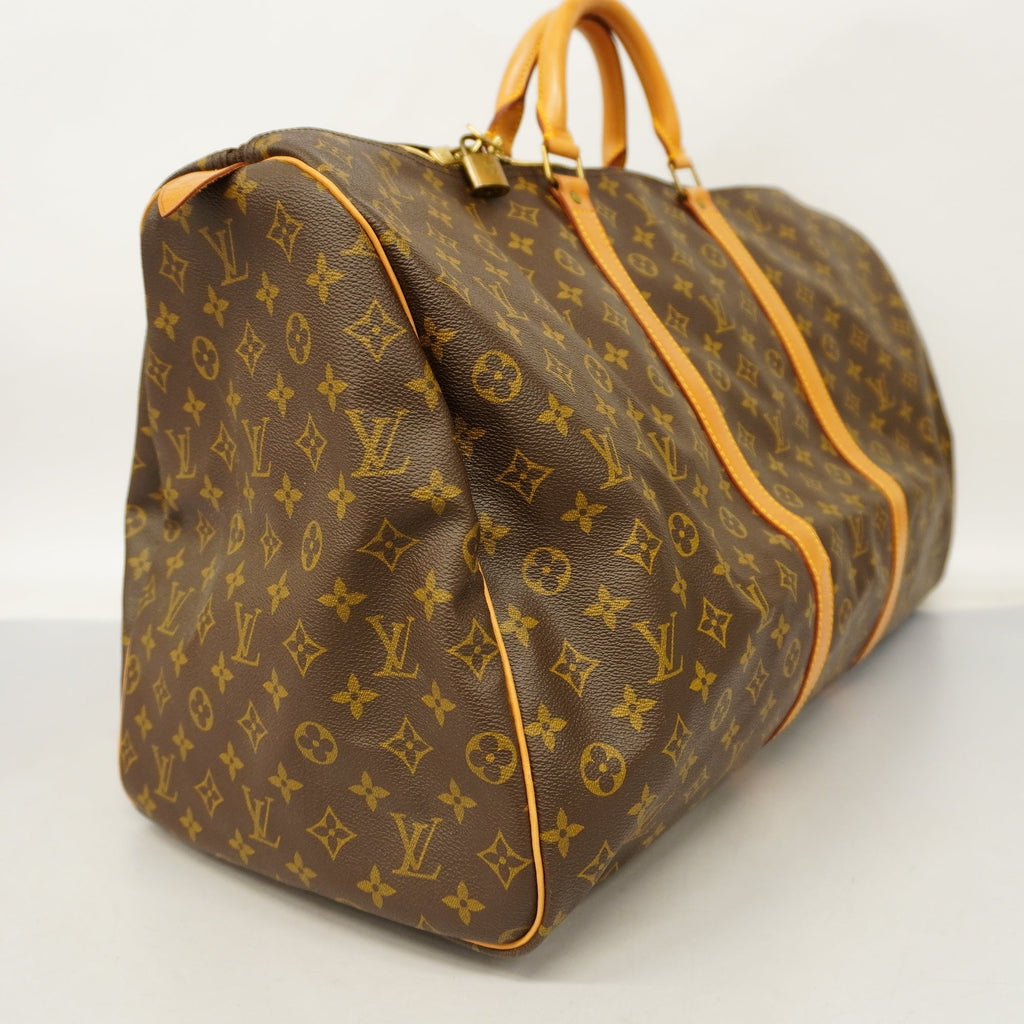 LOUIS VUITTONAuth  Monogram Keepol 60 M41422 Men,Women,Unisex Boston Bag