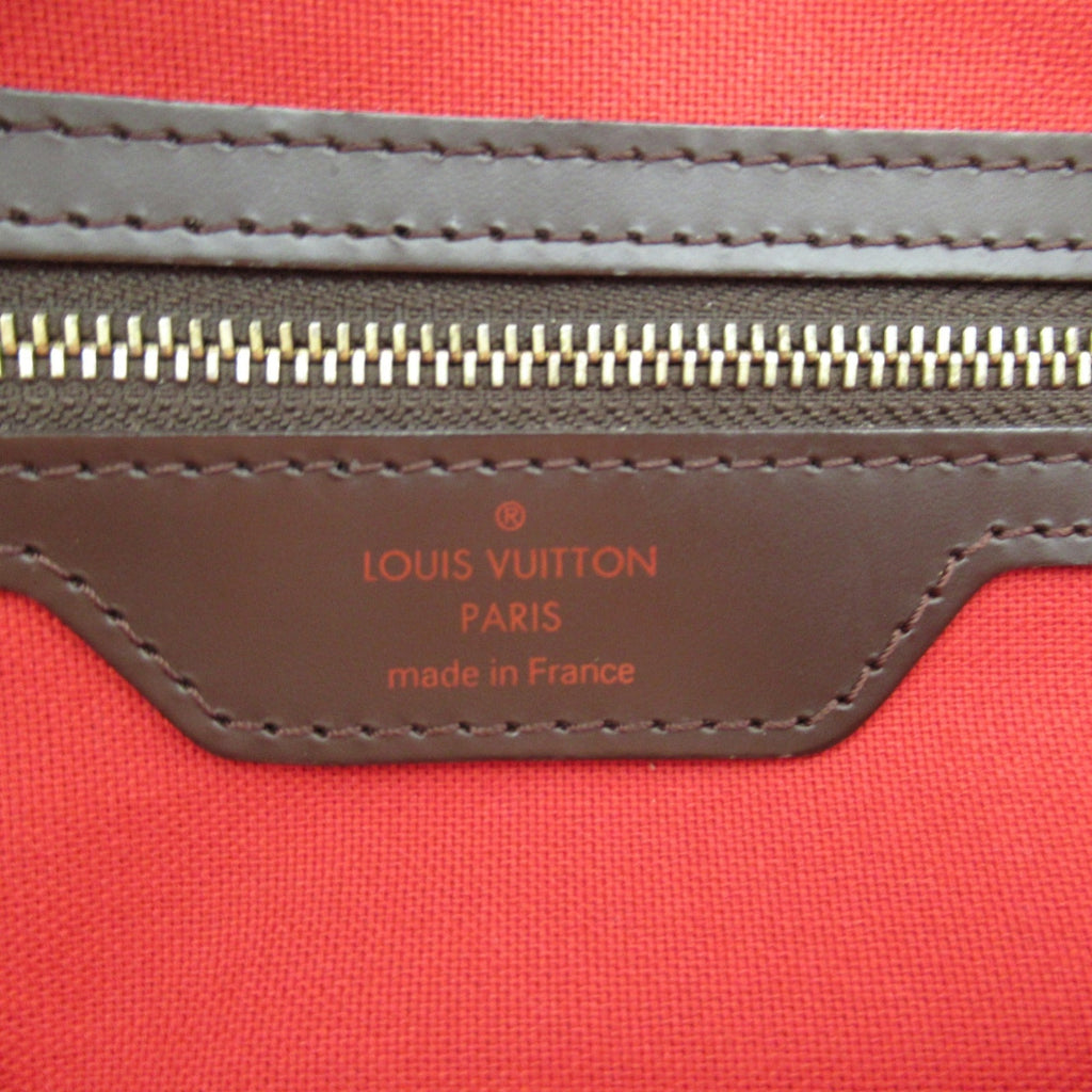 LOUIS VUITTON Chelsea Tote Bag Brown Ebene Damier PVC coated canvas N51119