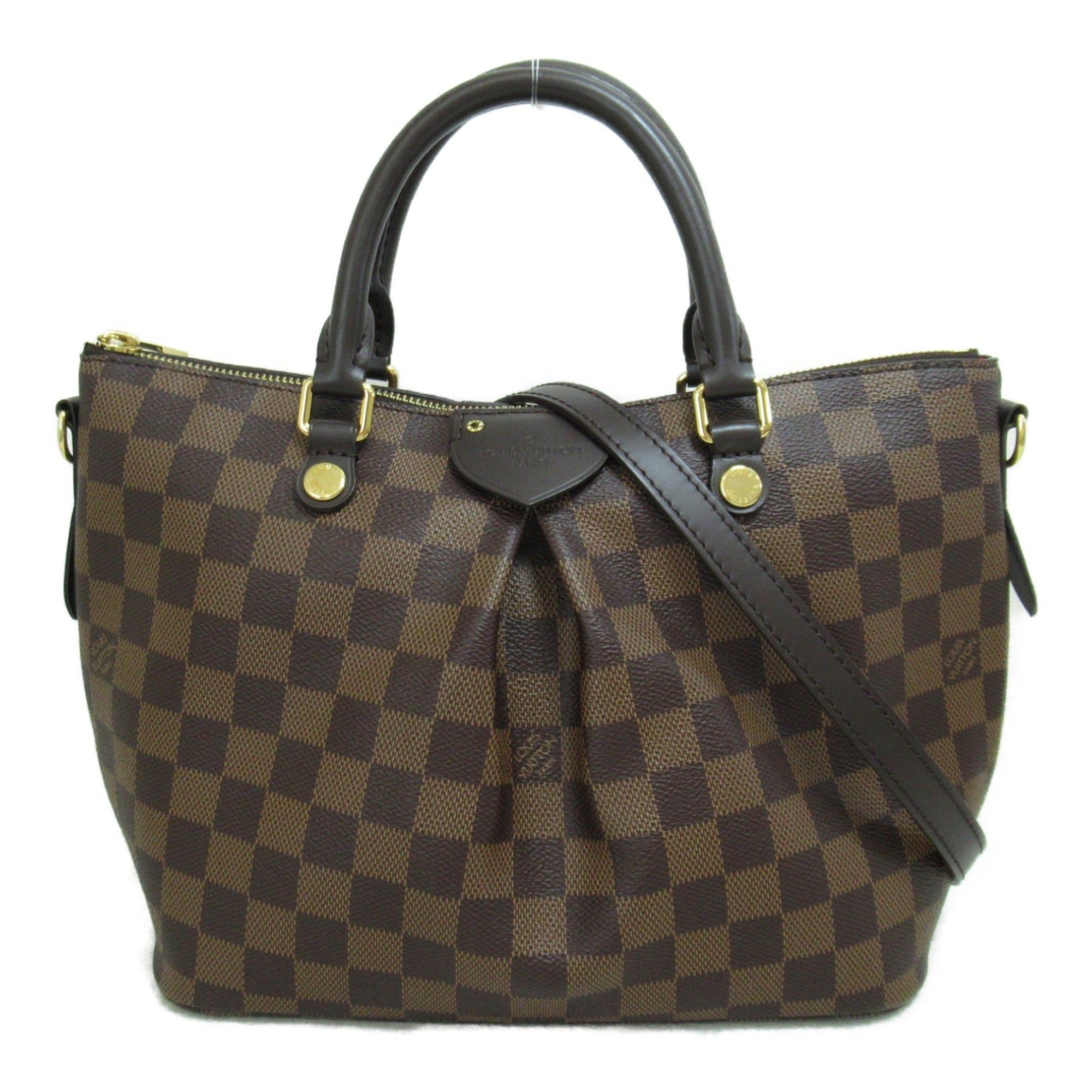 LOUIS VUITTON Siena PM Shoulder Bag Brown Damier PVC coated canvas N41545