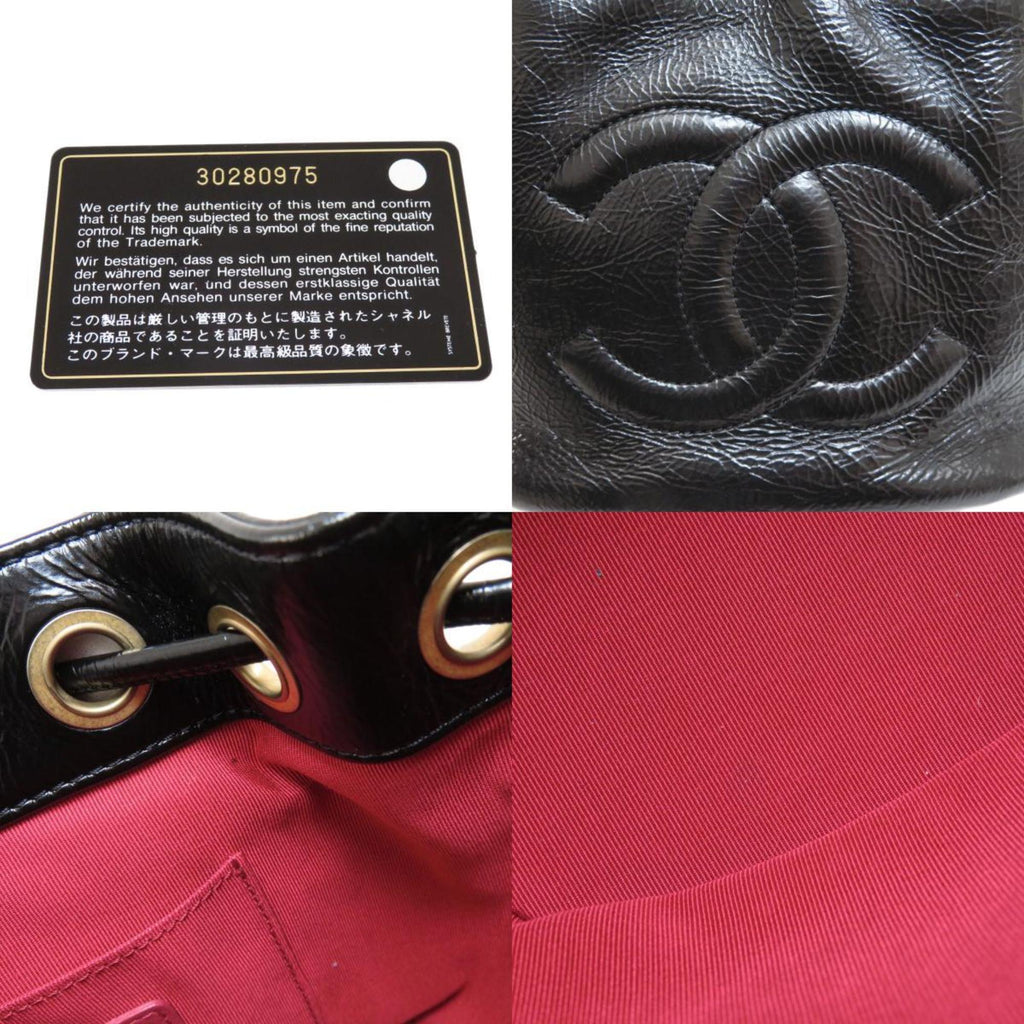 CHANEL Chain Shoulder Coco Mark Bag Calf Women's