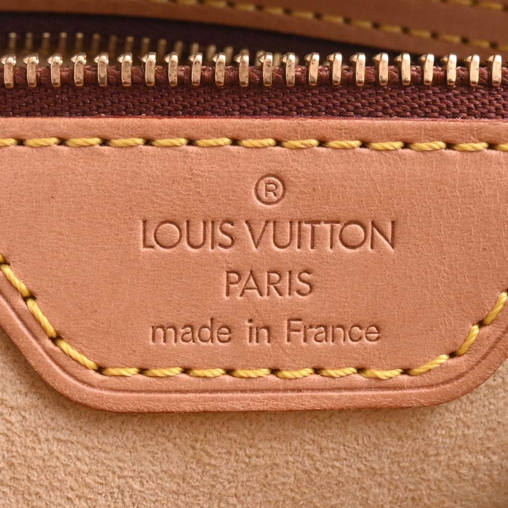 LOUIS VUITTON Monogram Looping GM Shoulder Bag M51145 Brown Women's