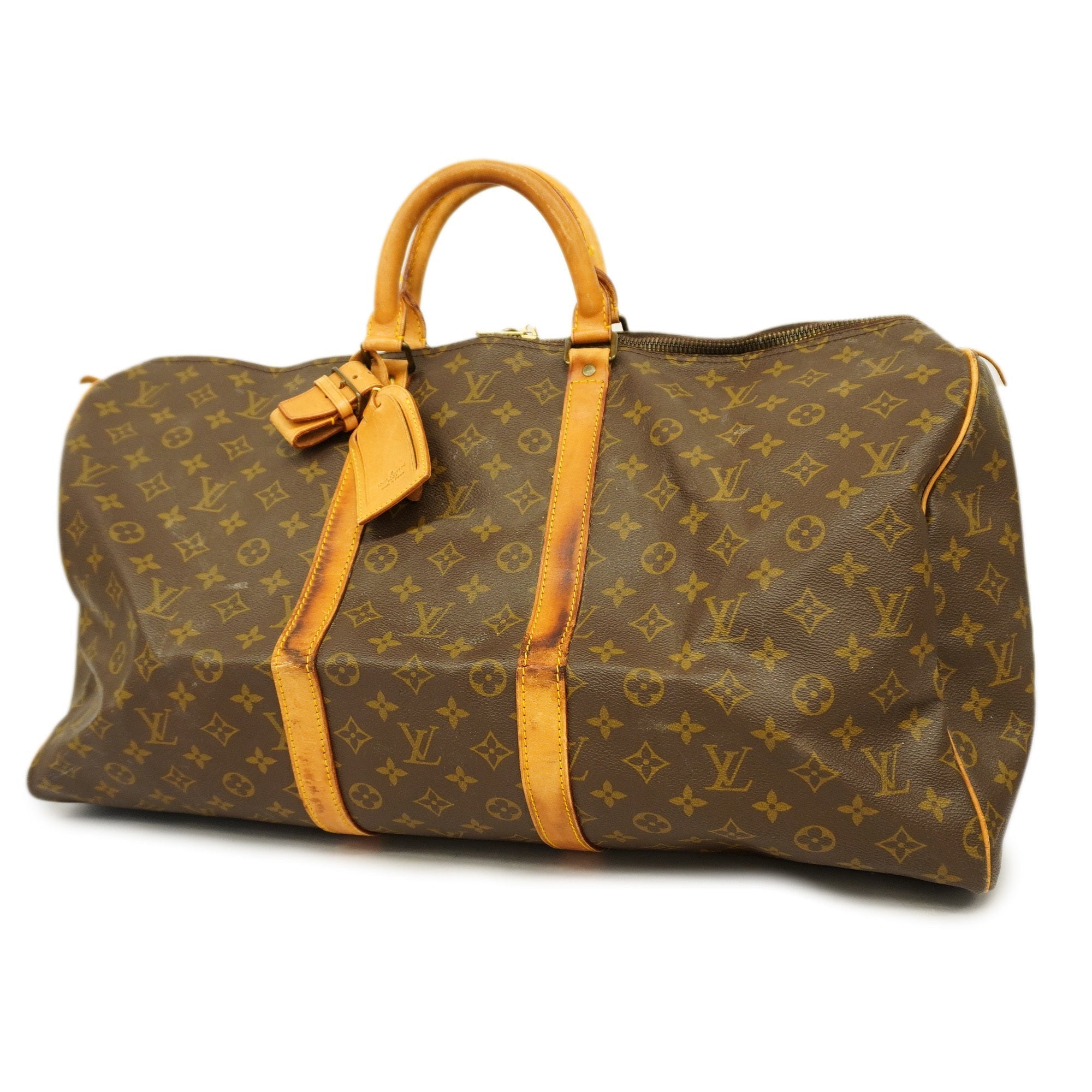 LOUIS VUITTON Auth  Monogram Keepol 55 M41424 Unisex Boston Bag