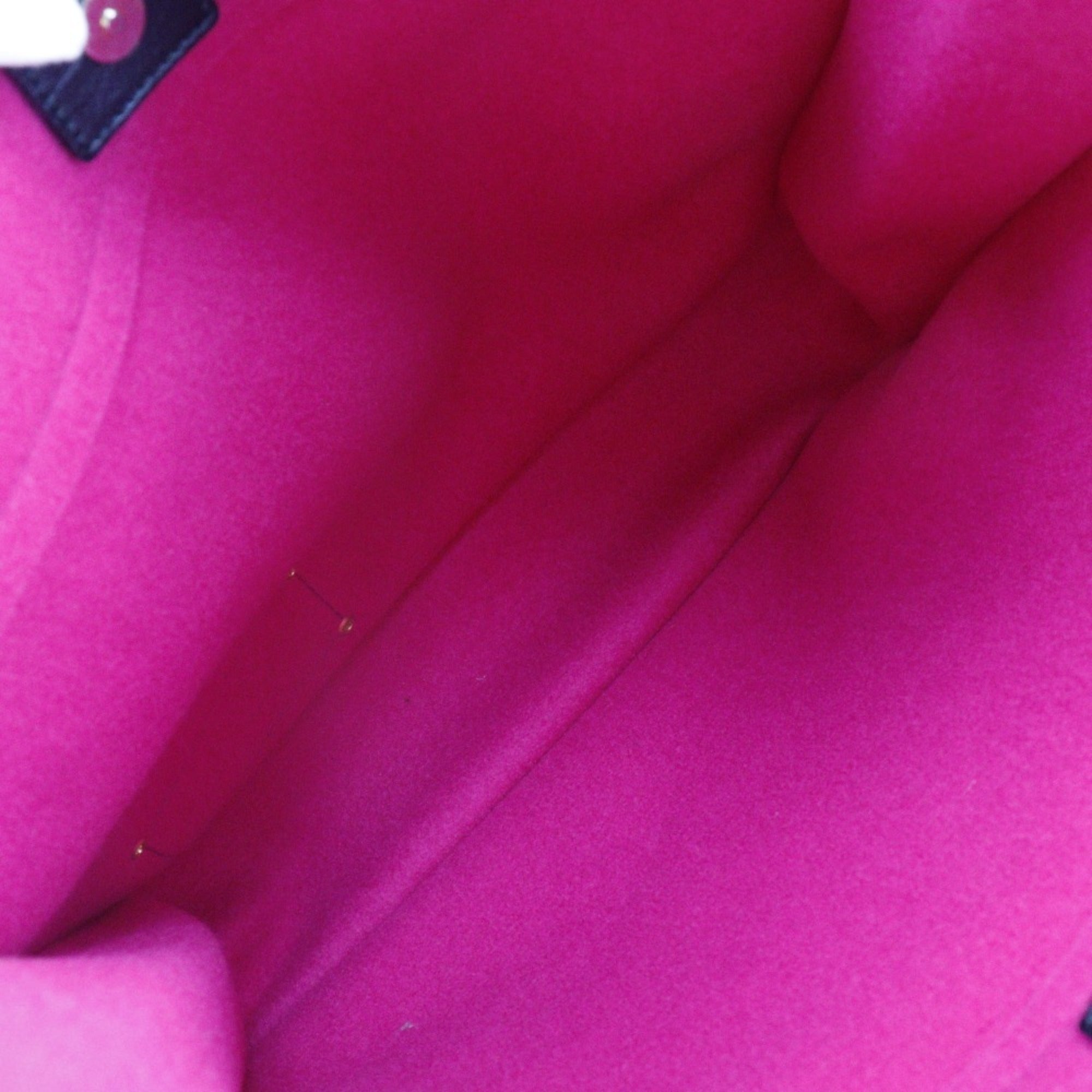 SAINT LAURENT Tote Bag Felt x Leather Pink Ladies