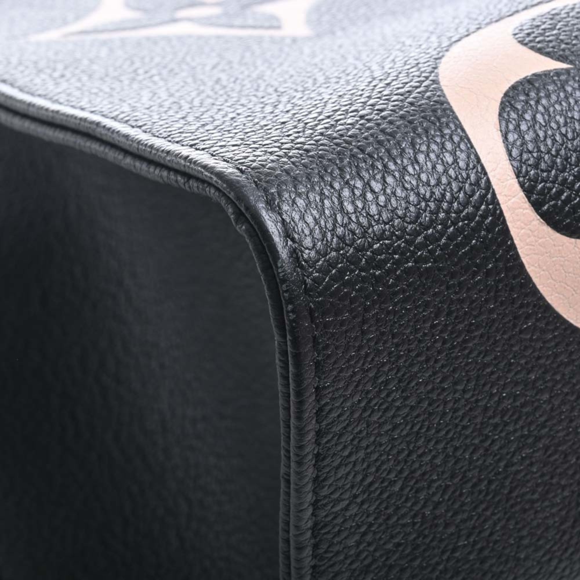 LOUIS VUITTON Empreinte Bicolor On the Go GM Handbag M45945 Black Ladies
