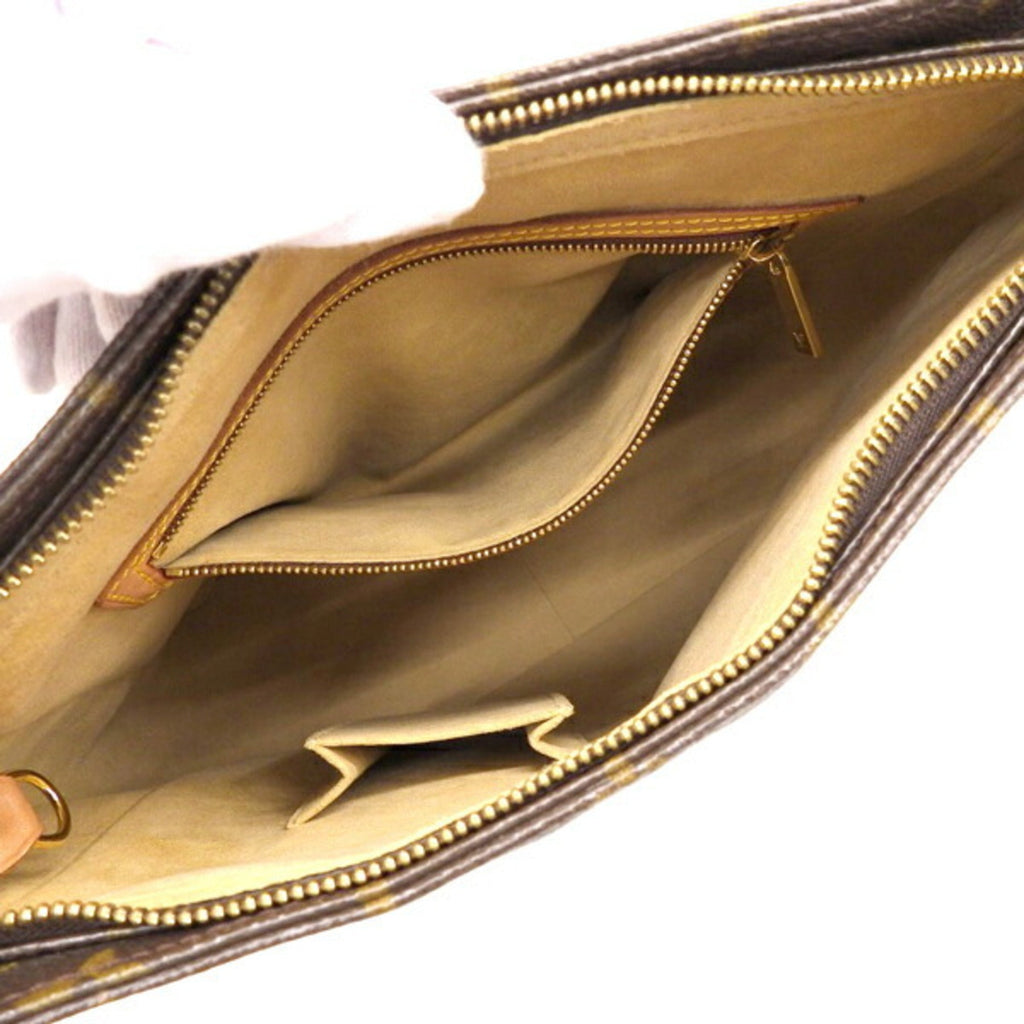 LOUIS VUITTON Monogram Looping GM Shoulder Bag M51145 Brown Women's