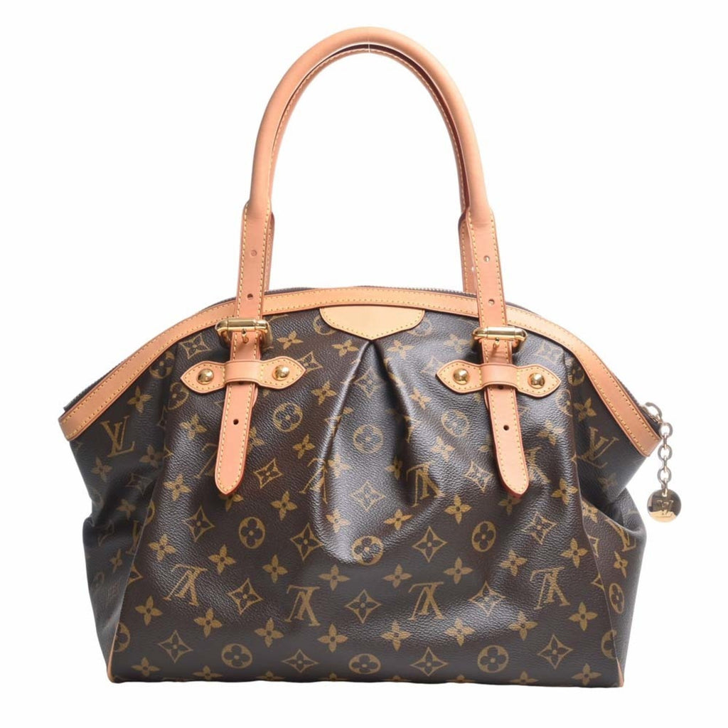 LOUIS VUITTON Monogram Tivoli GM Handbag M40144 Brown Women's