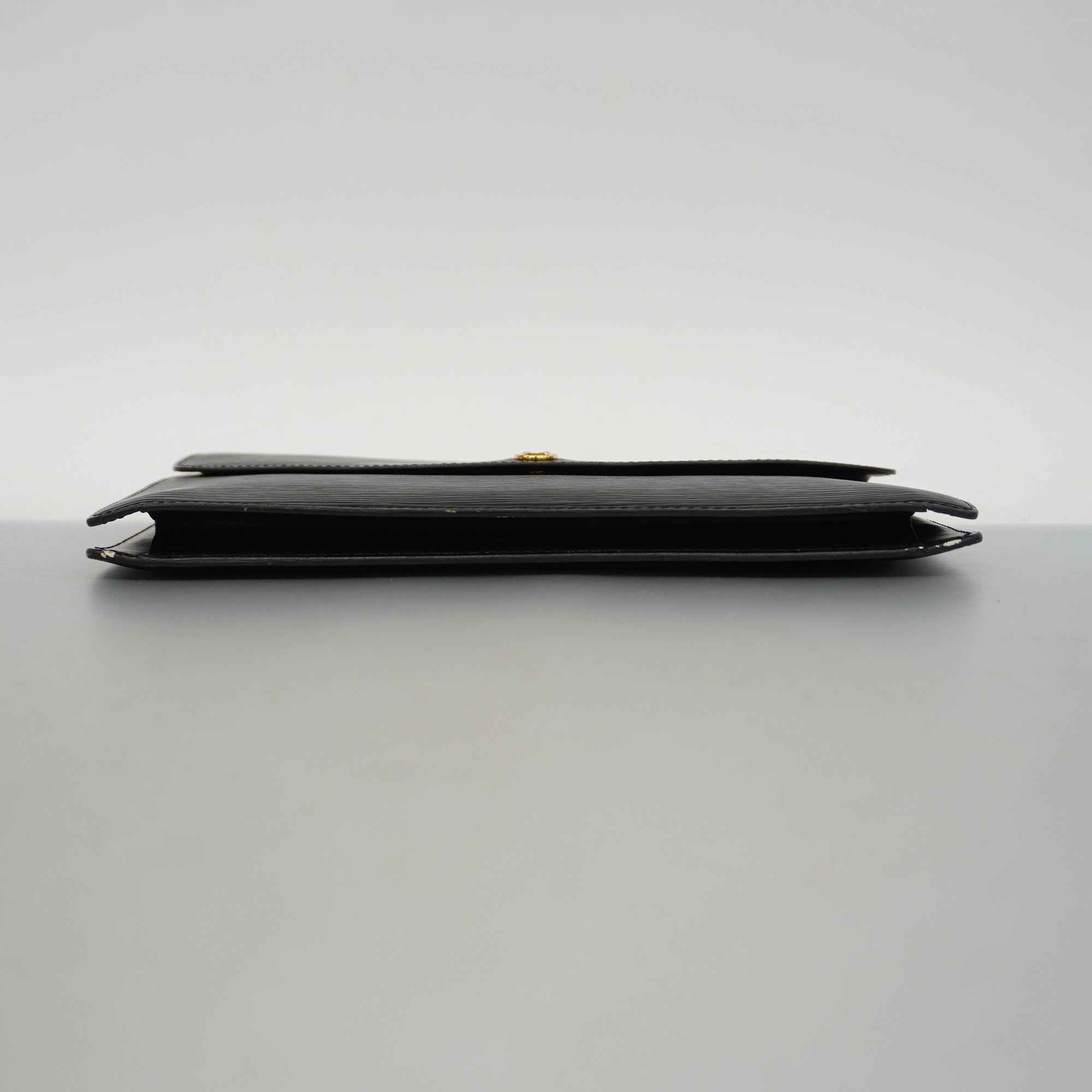 LOUIS VUITTONAuth  Epi Montaigne M52652 Women's Clutch Bag Noir