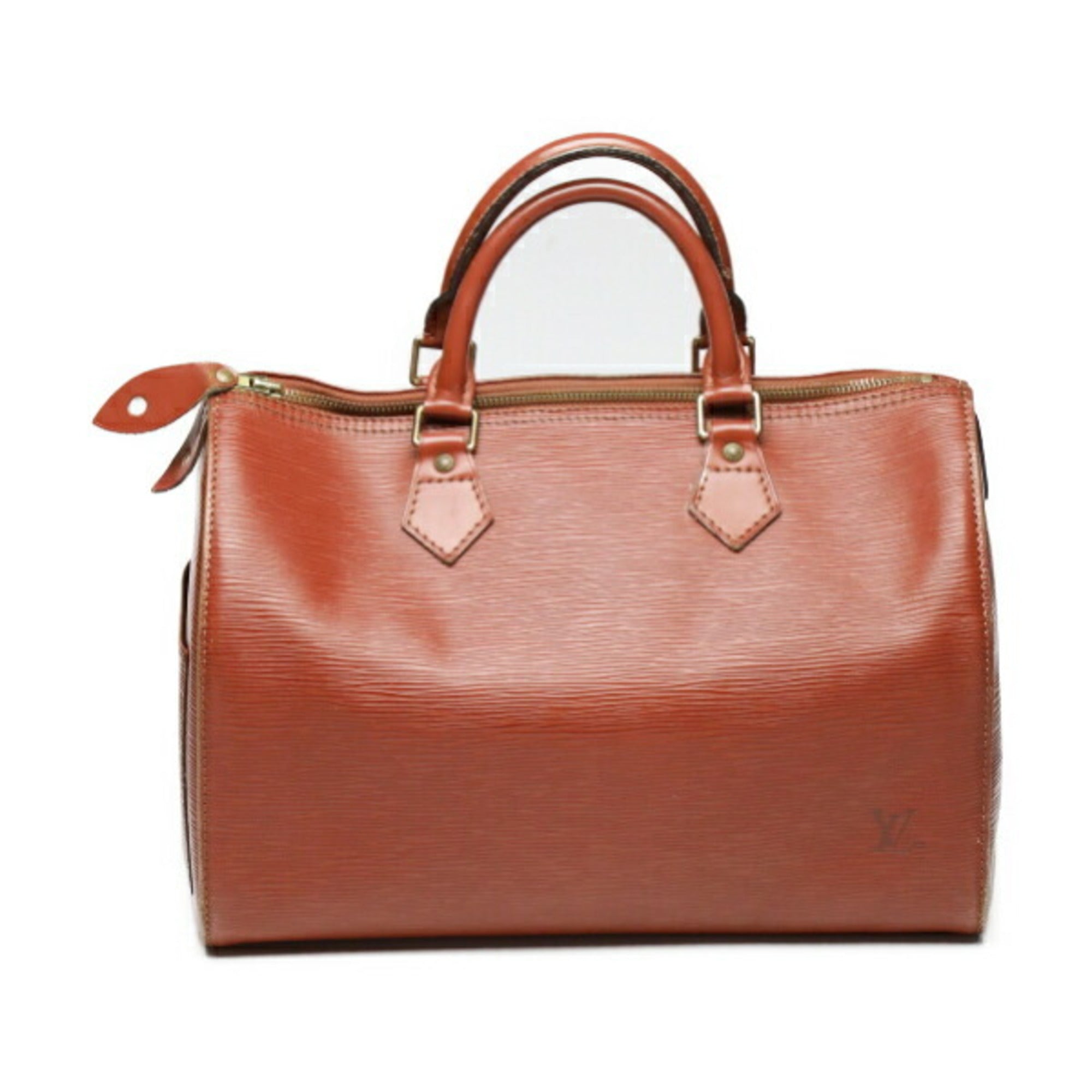 LOUIS VUITTON Speedy 35 Epi Travel Bag M42993  Kenyan Brown Boston LV