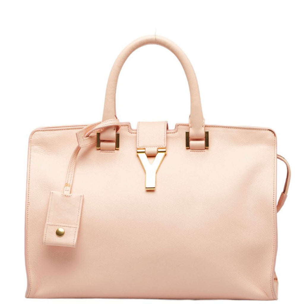SAINT LAURENT Y line cabas chic handbag 331210 pink leather ladies