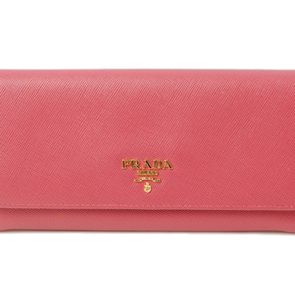Prada Wallet PRADA Long wallet 1M1132 SAFFIANO METAL Safiano metal PEONIA Peonia