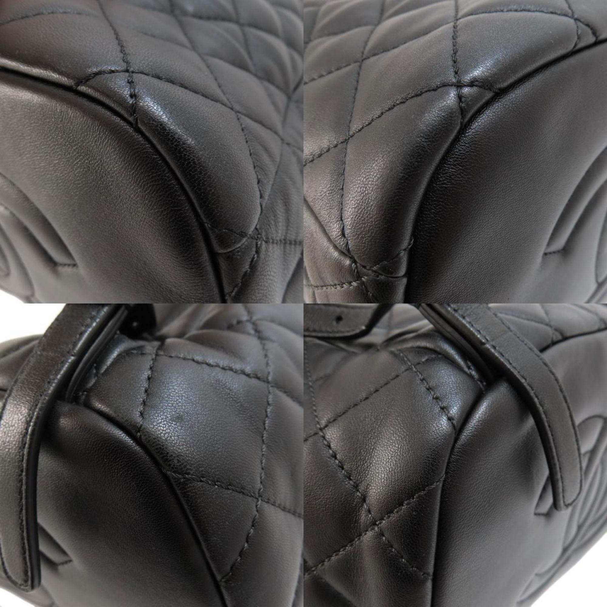 CHANEL Matelasse Coco Mark Backpack/Daypack Lambskin Women's