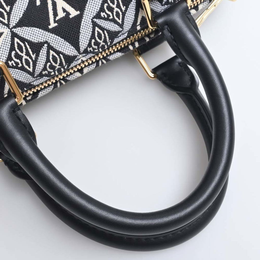 LOUIS VUITTON Monogram Jacquard Since1854 Speedy Bandouliere 25 2WAY Handbag Mini Boston Bag M45769 Black Ladies