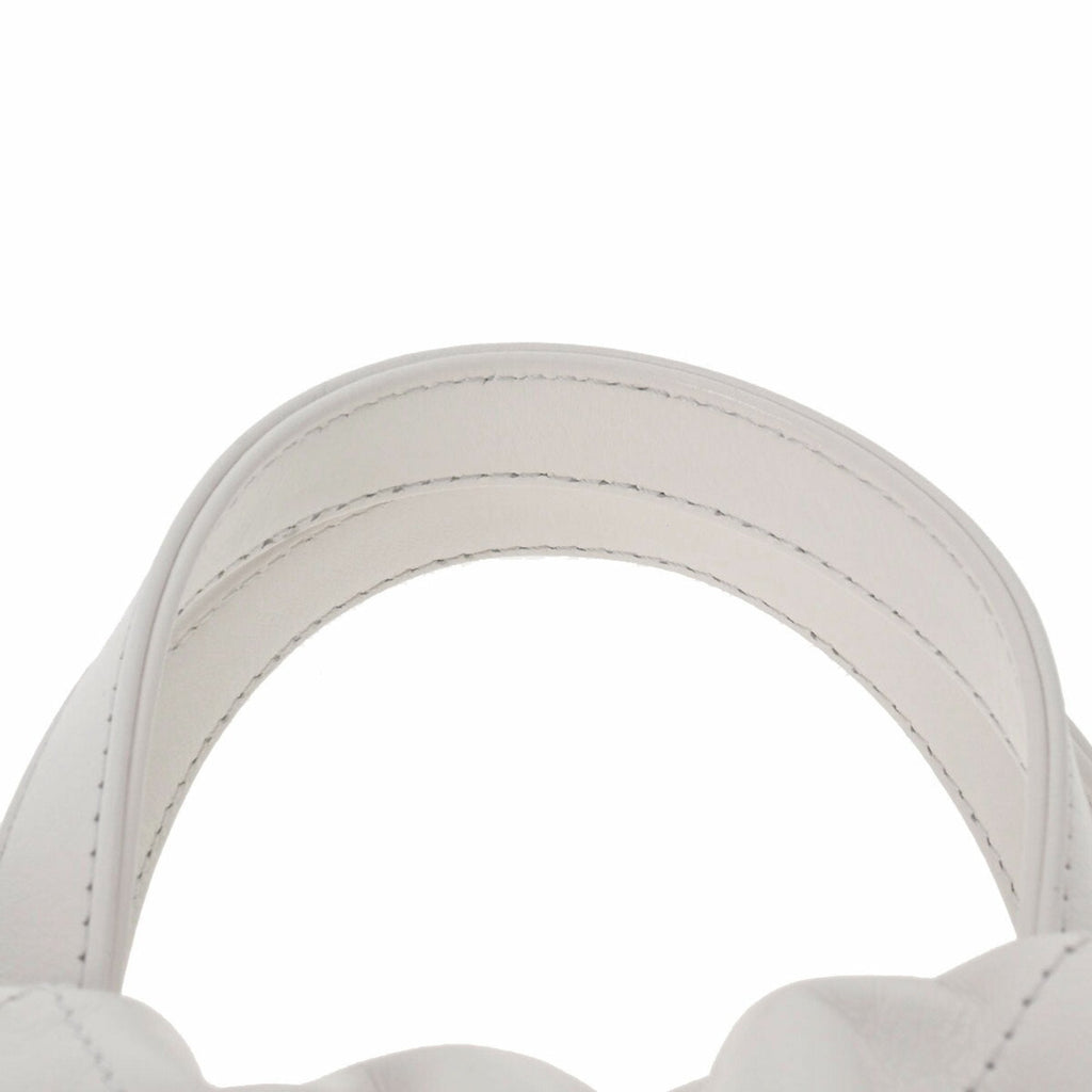 CHANEL 22 Large Backpack White Women's Calf Rucksack/Daypack