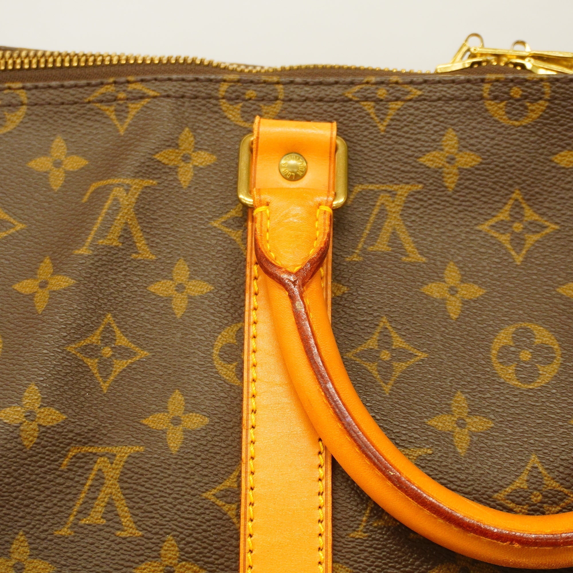 LOUIS VUITTONAuth  Monogram Keepol 50 M41426 Boston Bag