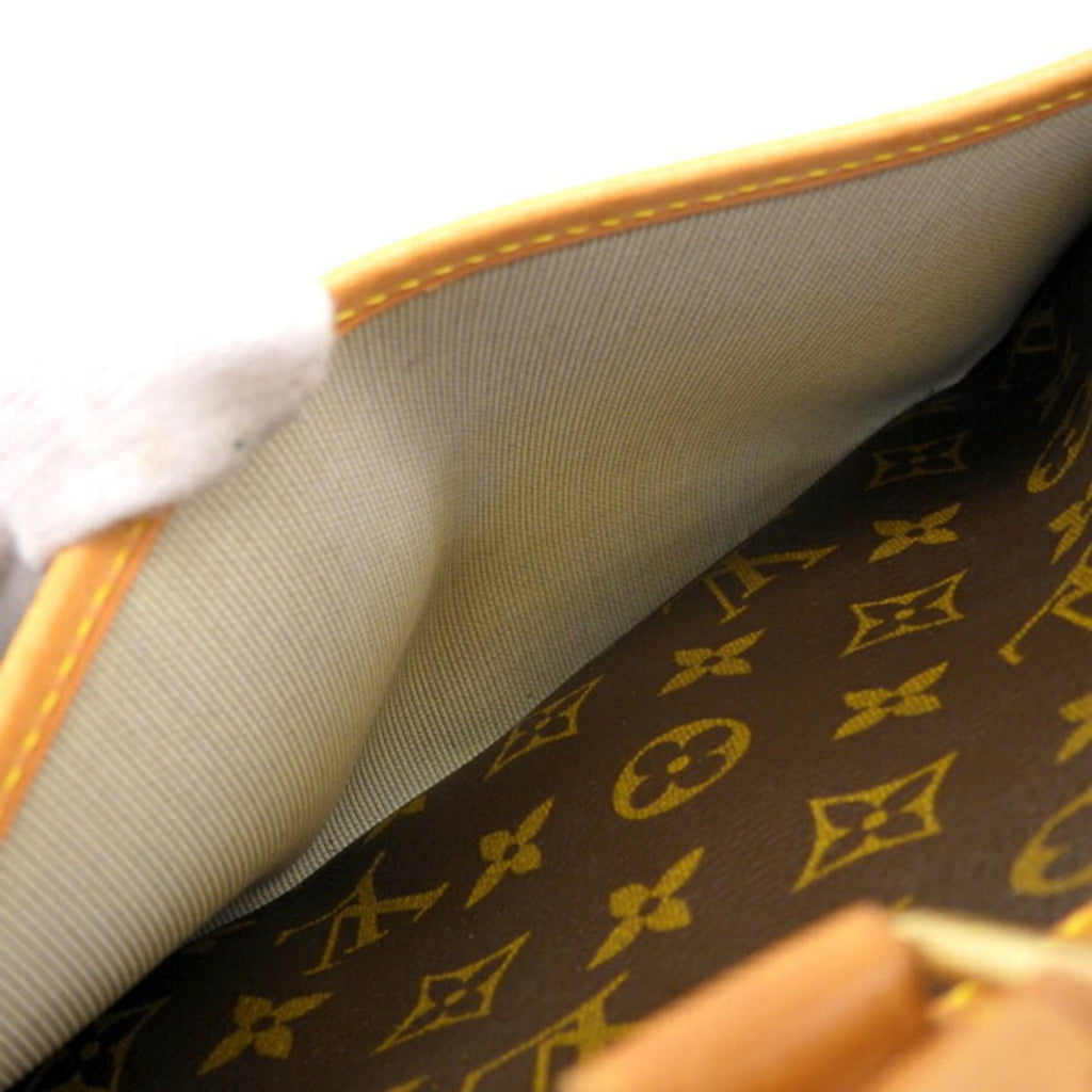 LOUIS VUITTON Monogram True Bill Handbag M42228 Brown Women's