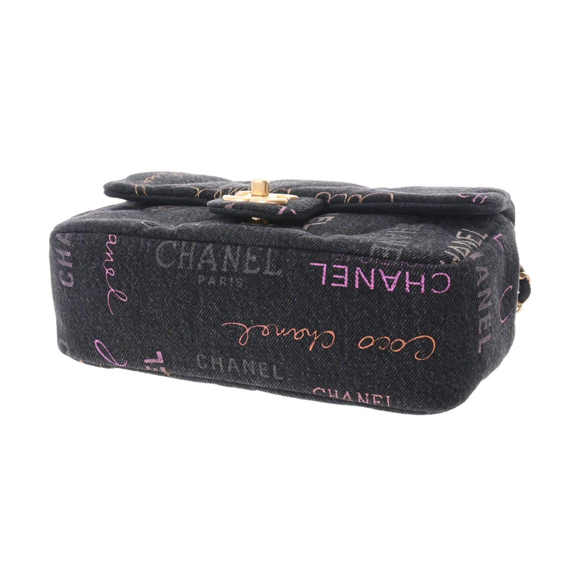CHANEL Chain Shoulder Matelasse Black AS3134 Women's Bag