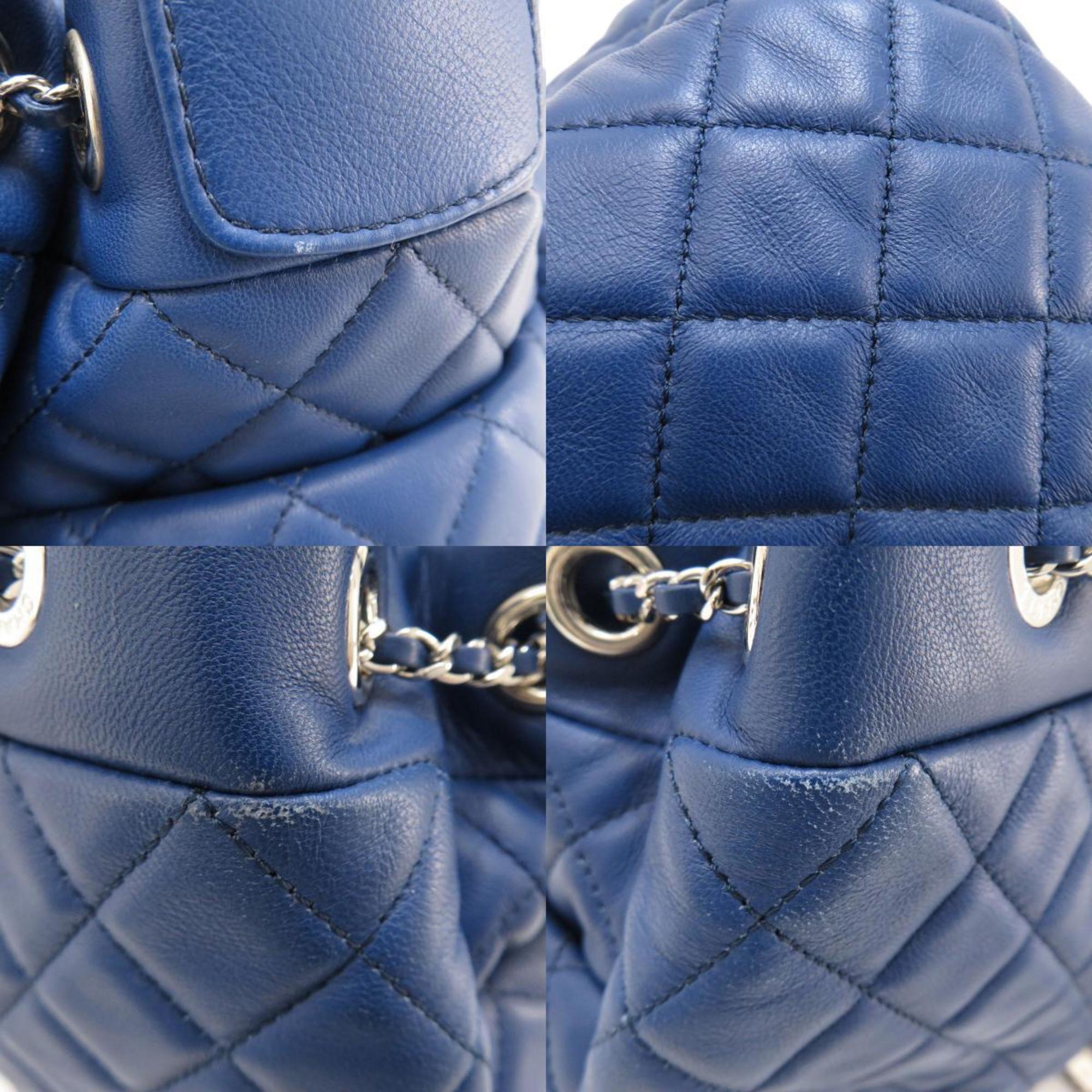CHANEL matelasse handbag lambskin ladies
