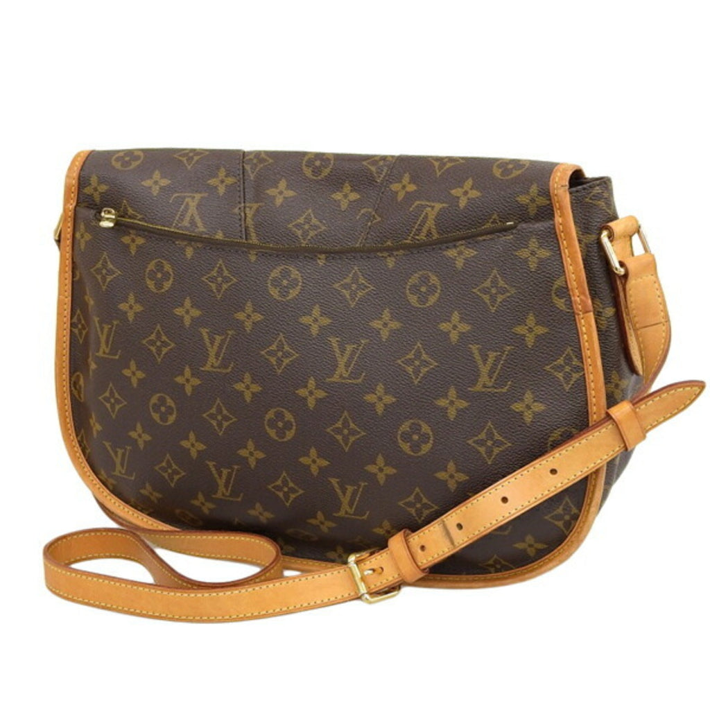 LOUIS VUITTON Monogram Menilmontan MM Shoulder Bag M40473 Brown Women's