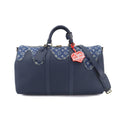Louis Vuitton Monogram Denim Keepall Bandouliere 50 2way Boston Shoulder Bag NIGO M45975 RFID